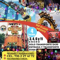 Promocion Christmas in the Park Six Flags Mexico