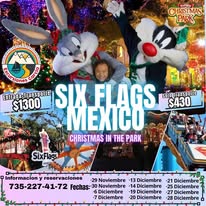 Flyer Six Flags Mexico